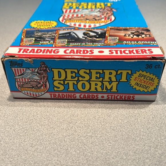 Two Sets of Sealed Desert Storm Pro Set and Topps Trading and Educational Cards - Picture 3 of 8